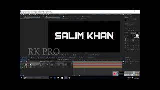 Baaghi 3 title effects crossfire partical FX Adobe after effects tutorial