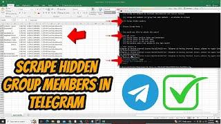 How to Scrape Hidden Members on Telegram