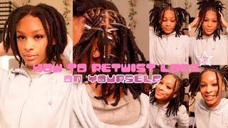 how to: retwist your own locs tutorial | Nylajai'ne