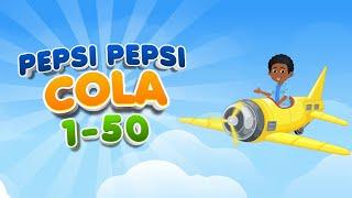 Haitian Creole Nursery Rhyme|Pepsi Pepsi Cola| Count 1-50|Konte 1 a 50