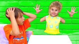 Five Kids Jump through the wall Song + more Children's Songs and Videos