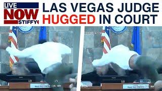 Man Lunges at Judge for a Heartfelt Hug