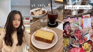 Kota Kinabalu vlog ️ Sunday Market, Cafe, Upside Down museum