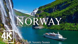 Norway 4K - Breathtaking Fjords & Relaxing Piano Music | Scenic Drone Footage