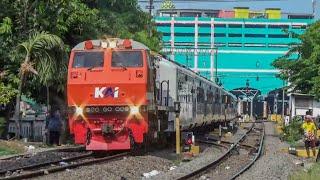 RAMAI KERETA, AKHIRNYA LOKO BAUNG MERAH SUMATERA DINAS JARAK JAUH LAGI