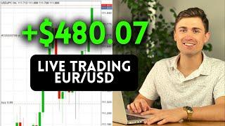 Watch Me Trade Forex: Up +$480.07 Trading USD/JPY