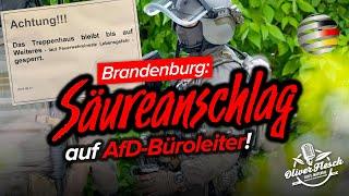 SÄUREATTACKE auf Brandenburger AfD-Büroleiter! Polizei ermittelt | Lena Kotré  (AfD) im Gespräch