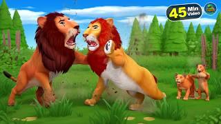 Wildlife Battle: Evil Lion vs Mother Lion | Wild Animals Fighting Videos Compilation | Animal Revolt