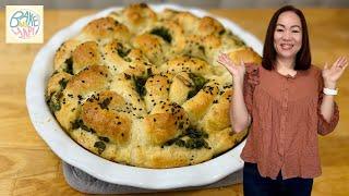 *Super Easy Appetizer* Savory Green Onion Bread - Bread Machine Recipe | BakeWithYapi