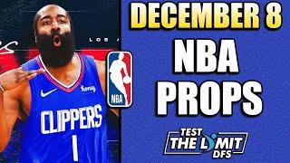 TOP 5 BEST NBA Player Prop Picks For Prizepicks | Sunday 12/8/2024