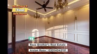 1 Kanal Brand New House | DHA Phase 6 Lahore | Basement | Swimming Pool | Arslan Raza 03014042151