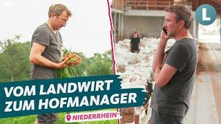 Hofübernahme und Neuanfang: Landwirt krempelt Betrieb der Eltern um! | WDR Lokalzeit Land.Schafft.