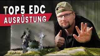 5 EDC Outdoor Gegenstände die immer dabei sind! | Ultraleicht - unter 1000 Gramm!