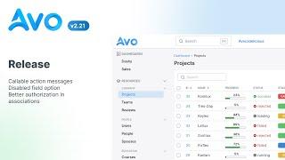 Avo 2.21 - Callable action messages, disabled field option, better authorization in associations