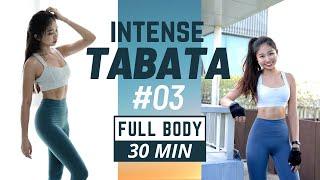 30分钟开心燃脂+腹肌训练TABATA #3 │ 30 MIN Full Body Fat Burn TABATA No Equipment (Level: )