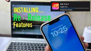 How To Install iOS 17.4.1 Re - Release | iOS 17.4.1 Re Release Update Features|Install  Re - Release