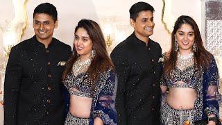 Beautiful Ira Khan Posing With Hubby At Anant And Radhika’s Wedding
