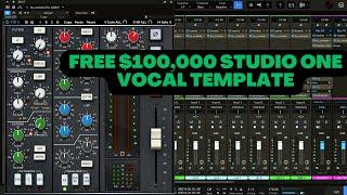 I TURNED MY LAPTOP INTO $100,000 STUDIO/STUDIO ONE 6 VOCAL TEMPLATE @BrainworxAudio @presonus