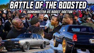 DONKMASTER VS BOOST DOCTOR $14,000 GRUDGE RACE - TOO CLOSE TO CALL?!  Black Blur vs Luke Cage