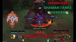 Verdan the Everliving VS my HC Shaman Tank