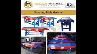 Vibrating Table Machine | Paver Block Vibrating Table | Interlocking Tiles Making Machine