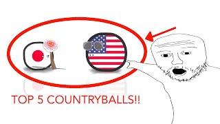 Top 5 Countryballs