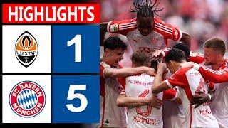 Goals & highlights (1-5) | Shakhtar Donetsk vs Bayern Munich | Uefa Champions League 2024/25