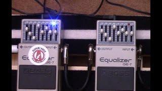 Boss GE-7 Alchemy Audio Mod Vs Stock - Boss Equalizer Pedal