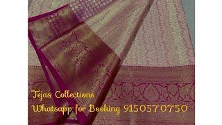 Banarasi Tissue Tanchui Silk Saree| Price 1250/- Get Free Shipping @ Tejas Collections