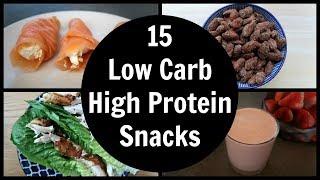 15 Low Carb High Protein Snacks | Easy Keto Snack Ideas