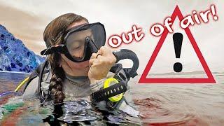 What if you run out of air while scuba diving?? 