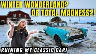 Classic Car Vs. Winter What Could Go Wrong?