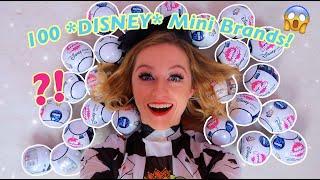 Unboxing 100 *DISNEY STORE* Mini Brands!!*NEW RELEASE!* (INSANE RARE GOLD FINDS!) Rhia Official