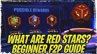 Red Stars Guide! Beginner Red Star Farming and Overview Guide! | Marvel Strike Force