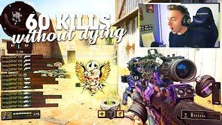 MY #1 BEST GAME on BO4... 60 KILLSTREAK!!