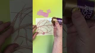 Celebrate spring with this fun and easy cherry blossom art activity for kids. 