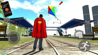 Kite Flying 🪁 Indian Bikes Driving3d | Super man new cheat code Indian bike driving 3d new update