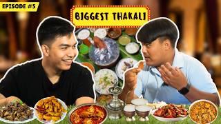 Biggest THAKALI KHANA Challenge with @mrgole8  || Local Thakali