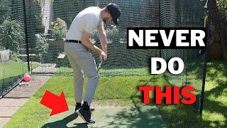 NEVER DO This Golf Right Foot Move