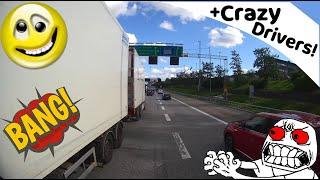 Trucker Road Rage + Crazy drivers in Sweden! *Guest clip Edition*