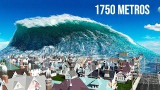 El Tsunami de 1750 METROS que Arrasó Con Esta Ciudad *DESASTRES NATURALES*