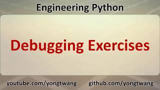 Engineering Python 03D: Debugging-Übungen