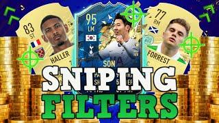 HOW TO MAKE 100K AN HOUR ON FIFA 20! FIFA 20 BEST SNIPING FILTERS! BEST PLAYERS TO SNIPE ON FIFA 20!