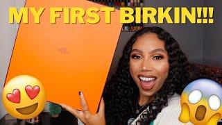 UNBOXING MY FIRST HERMES BIRKIN! | KATIE DANGER