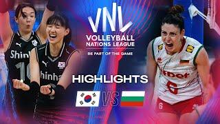  KOR vs.  BUL - Highlights | Week 2 | Women's VNL 2024