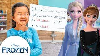 The Story of Frozen with Anna and Elsa | Grammar Lessons for Kids | Frozen Friends Club