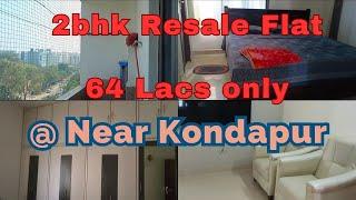 SOLD OUT || 2BHK FLAT FOR SALE IN HYDERABAD || RESALE APARTMENT FLATS NEAR KONDAPUR ||