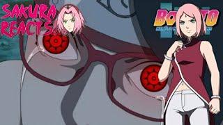 Sakura reacts to: Sarada gets her Mangekyo Sharingan||{Fan Animation}