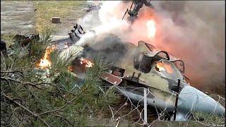 Ukraine Russian Ka 52 helicopter was shot down Украина сбили российский вертолет Ка 52