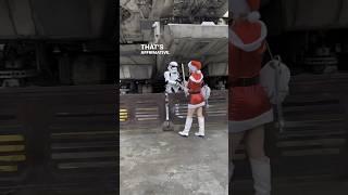 If Santa visited the stormtroopers #disney #stormtrooper